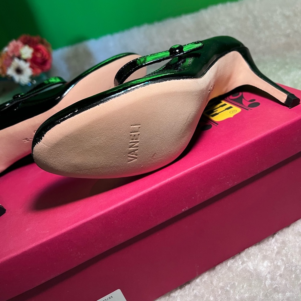 NIB $126 Van Eli Patent Leather Mary Jane Pumps | Heels | Classic | Staple - Picture 8 of 9